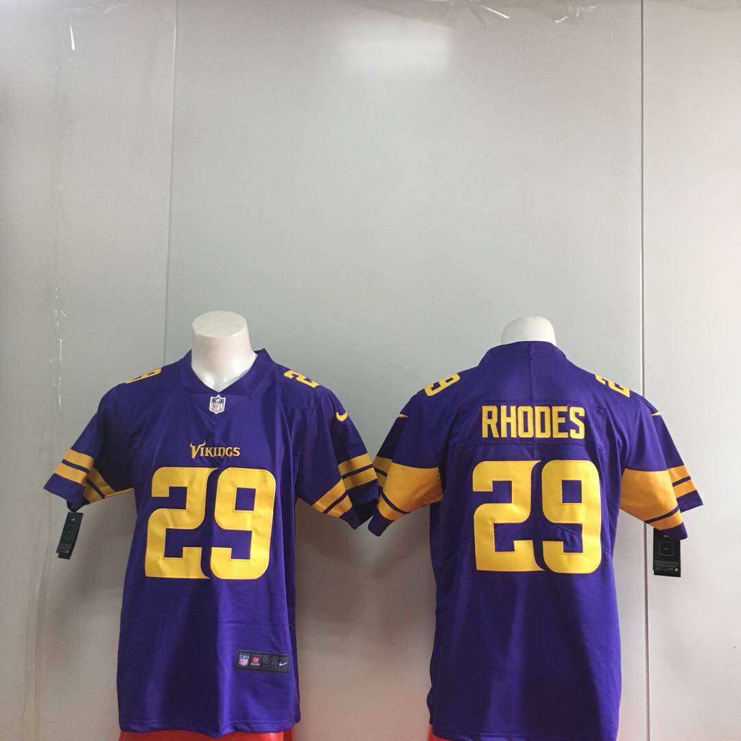 Men Minnesota Vikings #29 Rhodes Purple Nike Vapor Untouchable Limited NFL Jerseys